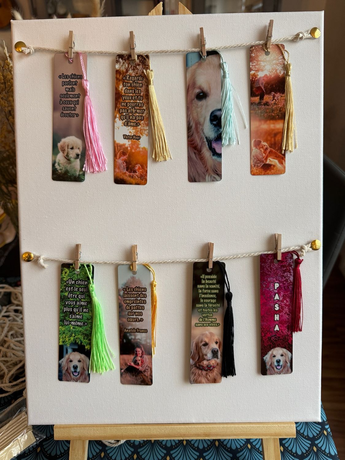 Marque page artisanale PASHA