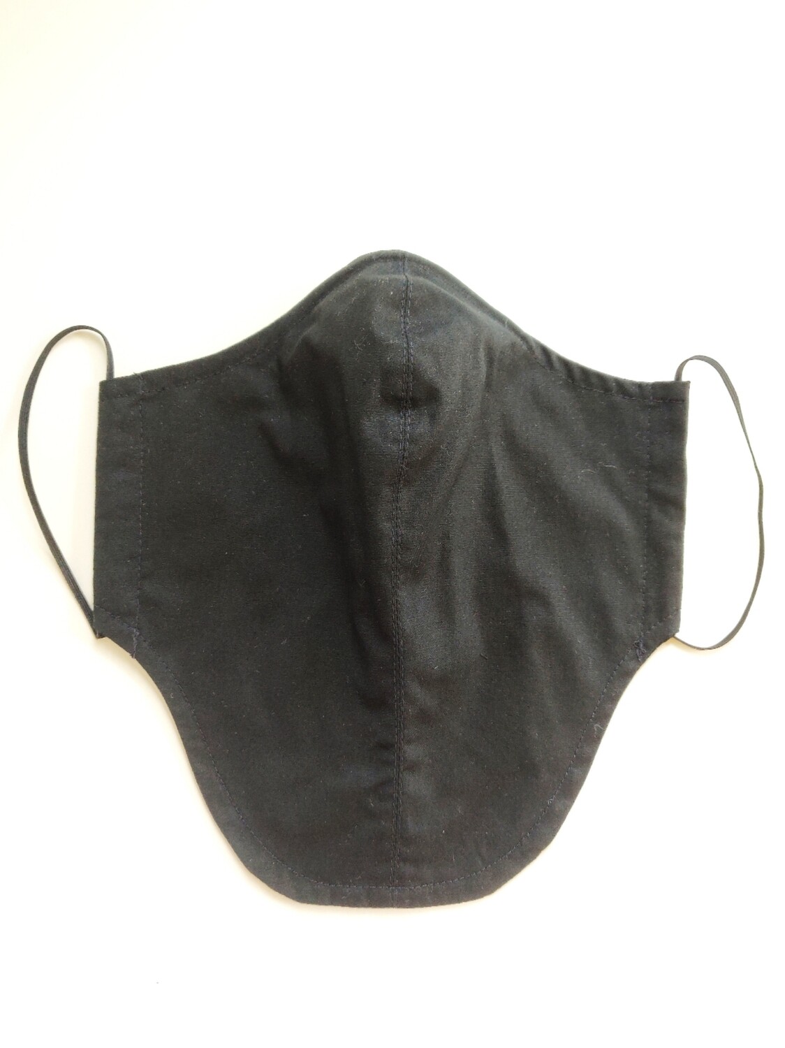 Maske für Bartträger schwarz