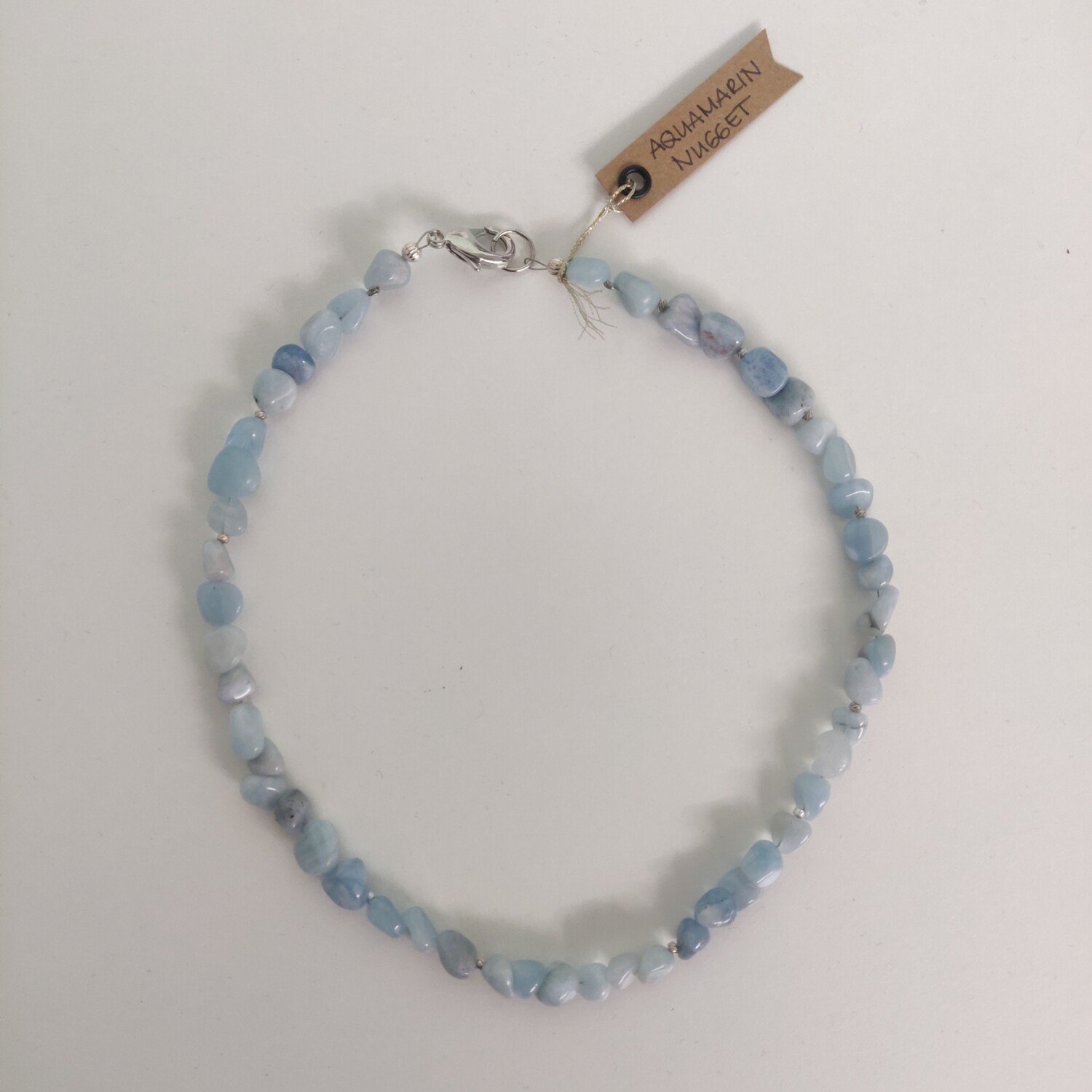 Edelsteinkette Aquamarin