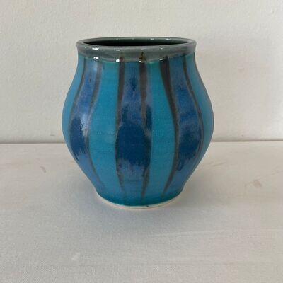 Medium Turquoise Vase