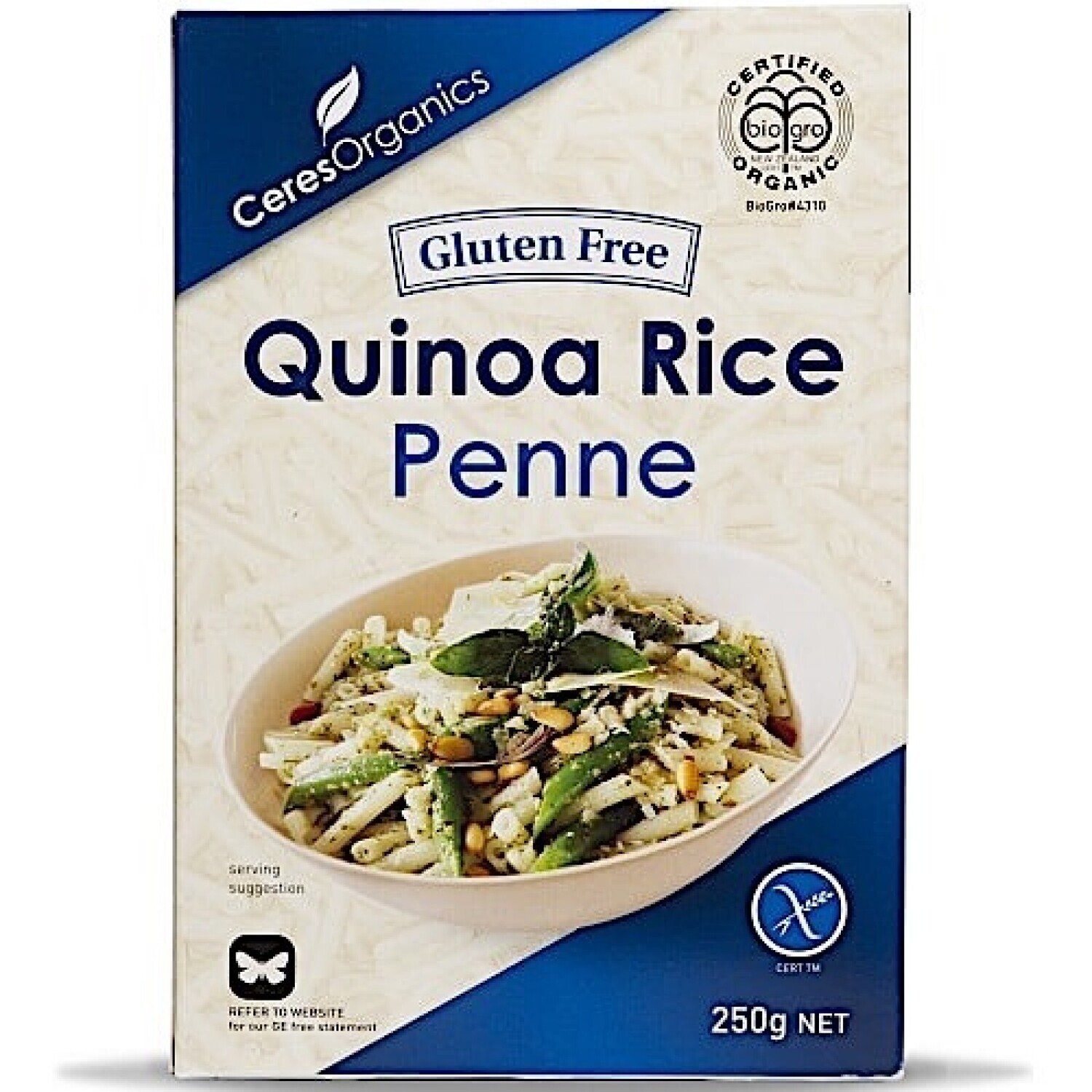 Ceres Organics Quinoa Rice Penne 250g (Certified Organic)