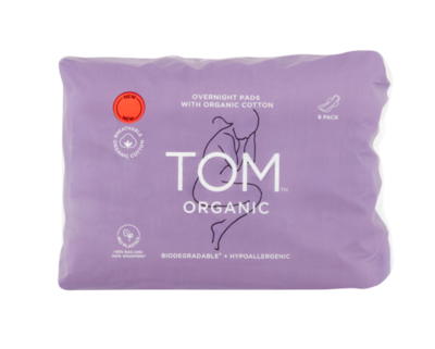 TOM Organic Pads  - Overnight (8 pk)