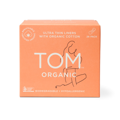 TOM Organic Ultra Thin Liners (wrapped - 26 Pk)