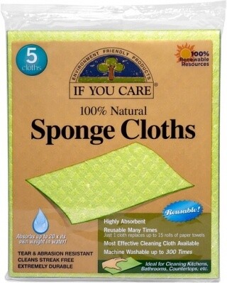 If You Care Sponge Cloths - Pack 5