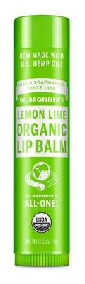 Dr Bronner's Organic Lip Balm - Lemon Lime
