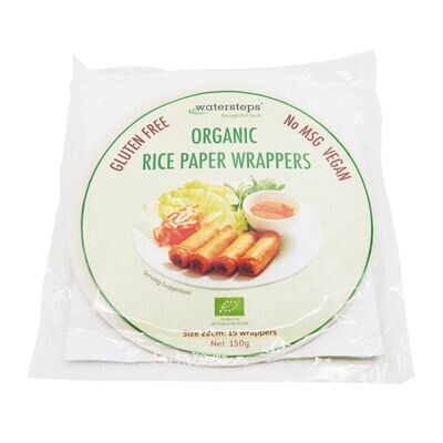 Organic Rice Paper Wrappers 150g (15) Organic Rice Paper Wrappers 150g (15)