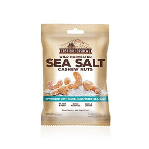 East Bali Wild Harvested Cashews with Sea Salt 35g