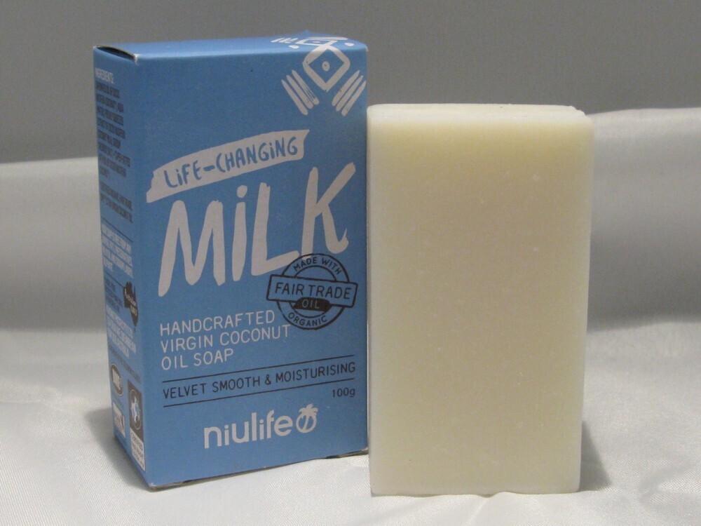 Niulife Coconut Oil Soap - Coconut Milk 100g