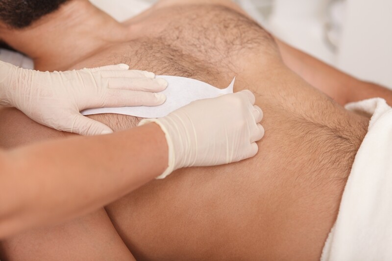 Man Waxing