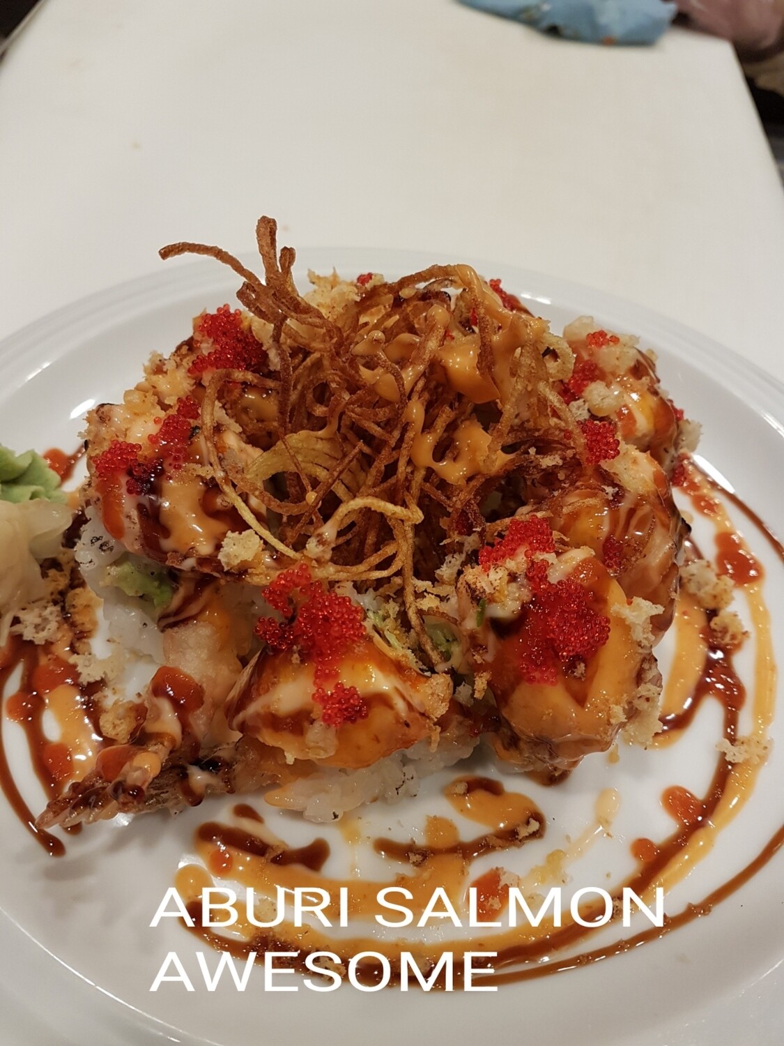 Aburi Salmon Awesome Roll