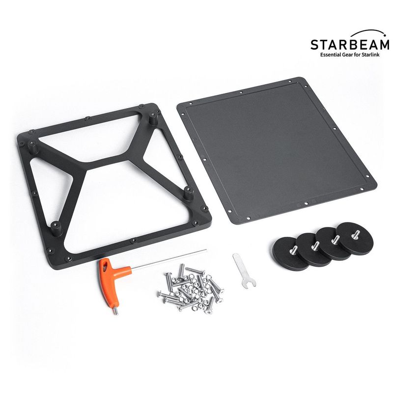 STARBEAM Starlink Mini Vehicle Mount with Magnetic Feet and Cover