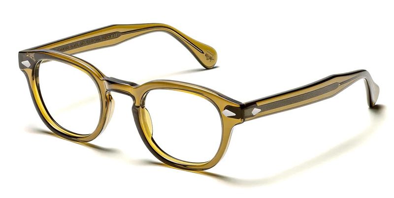 MOSCOT LEMTOSH OLIVE BROWN CLIP ON