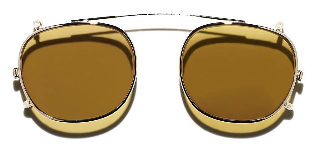 MOSCOT LEMTOSH OLIVE BROWN CLIP ON