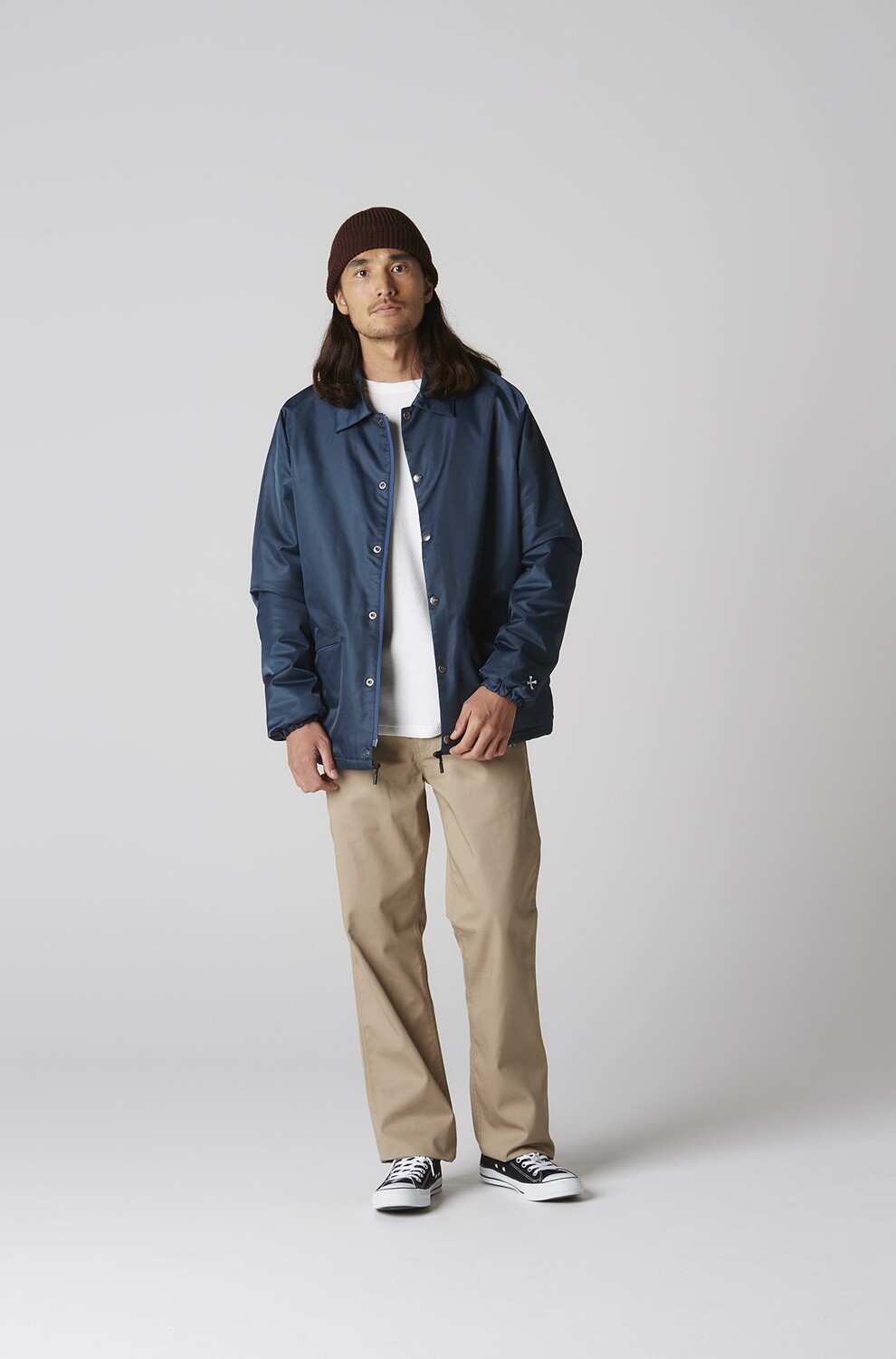 BLUCO ブルコ ボアコーチジャケット メンズ 裏ボア 無地 コーチ