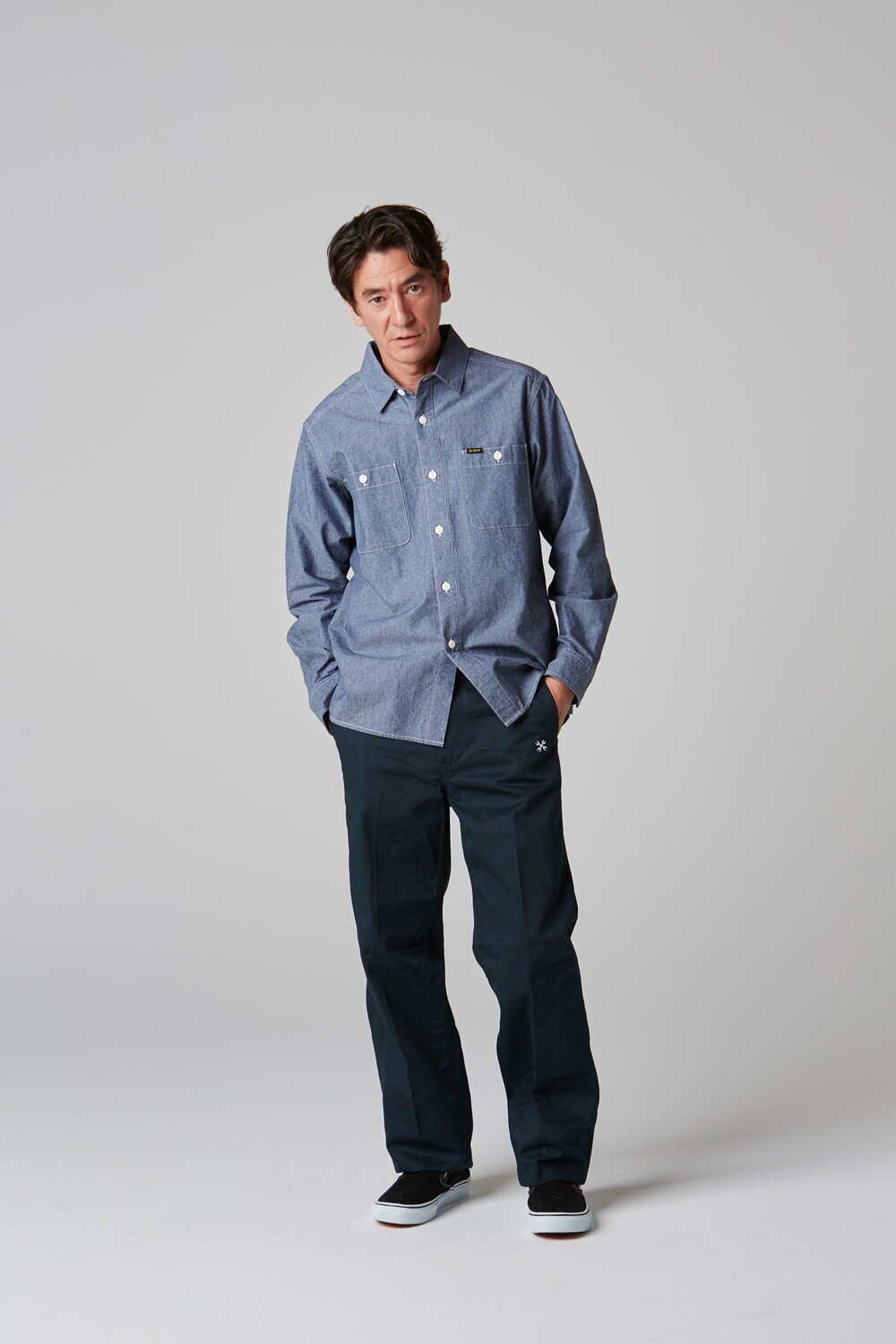 CHAMBRAY WORK SHIRT L/S