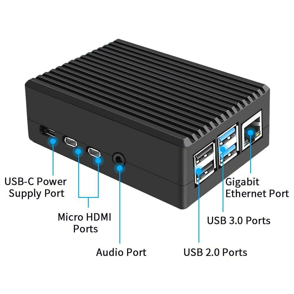 Passive Raspberry Pi 4 Case (AUS)