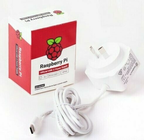 Official Raspberry Pi 4 Power Supply (White)