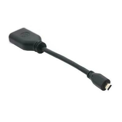 Micro HDMI (M) Adapter to STD (F) HDMI. 4K Compatible.