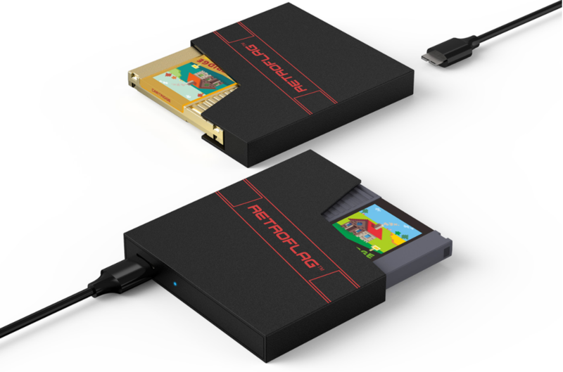 NES Cartridge Style USB Hard Drive Enclosure - RetroFlag