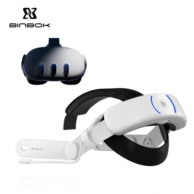 BINBOK VR-T3 Quest 3 Deluxe Dual 8000mAH Battery Headset +