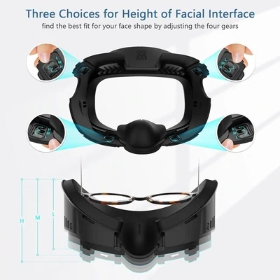 AMVR PU + ICE SILK Facial Interface Kit for Meta Quest 3.