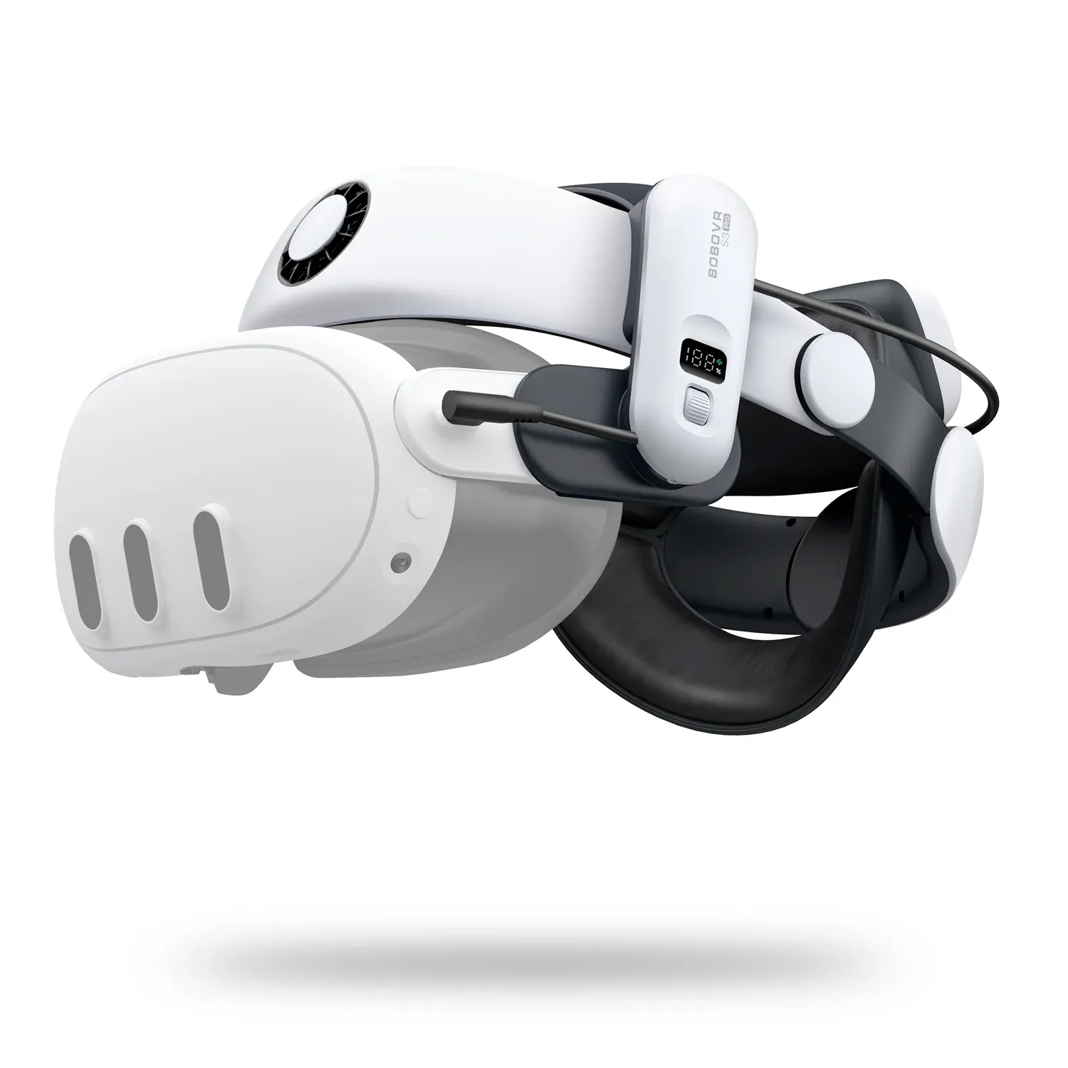 BOBOVR S3 PRO. Q3/3S Super, Magnetic, Fan, Swappable Battery Headset.