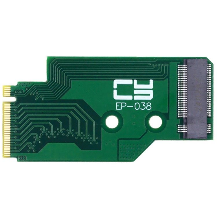Lenovo Legion Go NGFF NVME M-Key 22x42mm to 22x80mm Male to Female Extension SSD Adapter