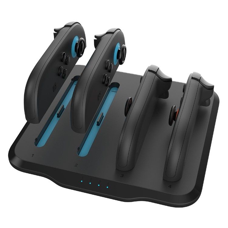 For Nintendo Switch 2 - Controller 4-Slot Joy-Con Gamepad Charger with LED Indicators