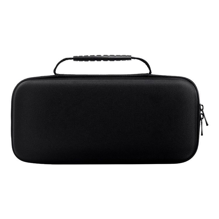 For Nintendo Switch 2 Storage Slim Portable EVA Carrying Case with Silicone Cable Tie - Red Zipper