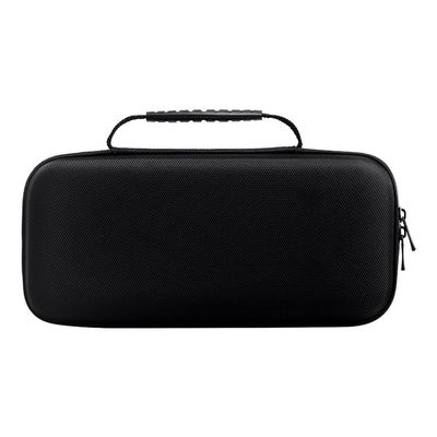 For Nintendo Switch 2 Storage Slim Portable EVA Carrying Case with Silicone Cable Tie - Red Zipper