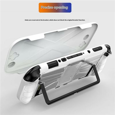 For Nintendo Switch 2 Full Body Protection Case PC + TPU Shockproof Cover with Silicone Cable Strap.