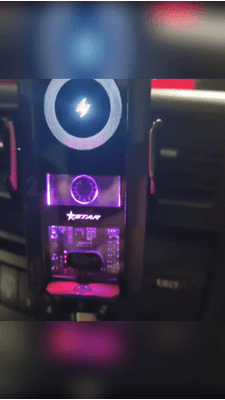 T9 Wireless Charging, Car Mobile Phone Mount. Auto Open/Close.