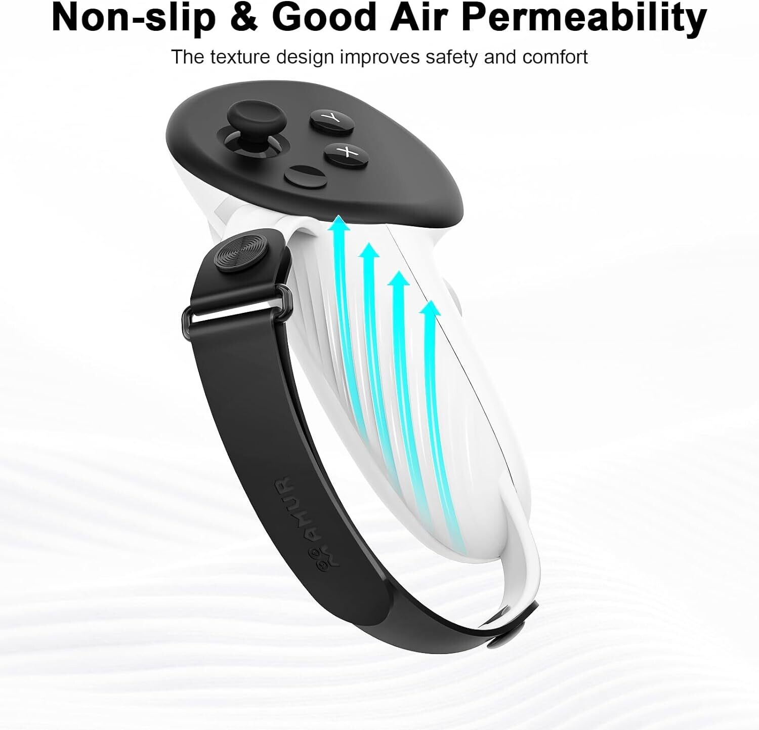 AMVR Adjustable Knuckle Strap/Grips for Quest 3.