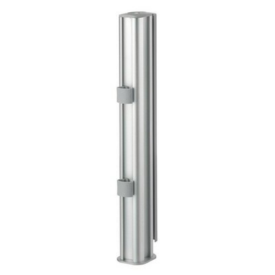 Systema 400mm Mounting Post for Flat Panel Display - Matte Silver