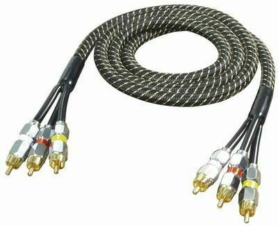 2M 3RCA (RGB) High Performance Cable