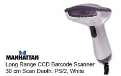 Barcode Scanner Long Range CCD PS/2