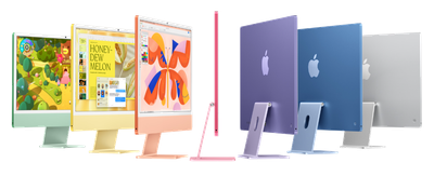 iMac 24-inch M4 with 16GB RAM, 256GB SSD, ETH and 4xTB4 ports