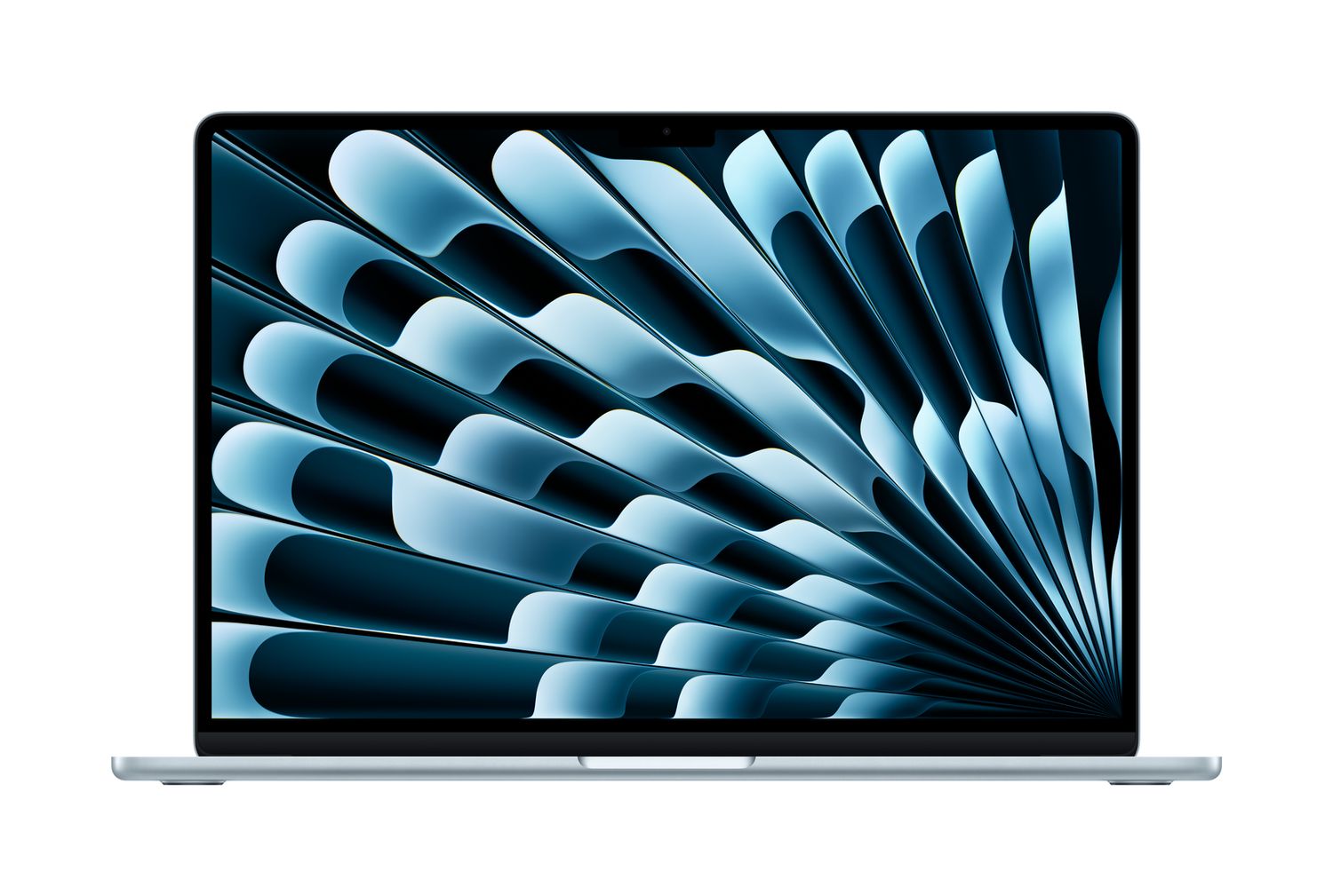 MacBook Air M4 15.3-inch with 16GB RAM, Storage: 256GB SSD with 10CPU + 8GPU, Memory: 16GB, Colour: Sky Blue