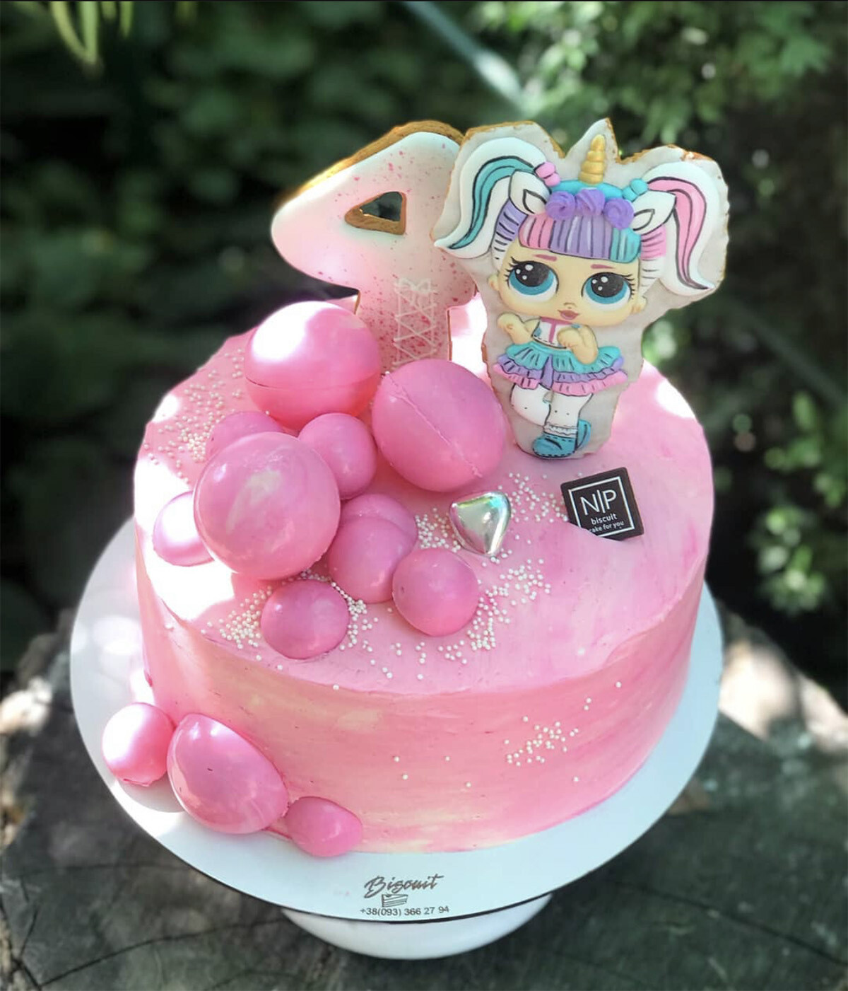 Торт кукла ЛОЛ 5 лет