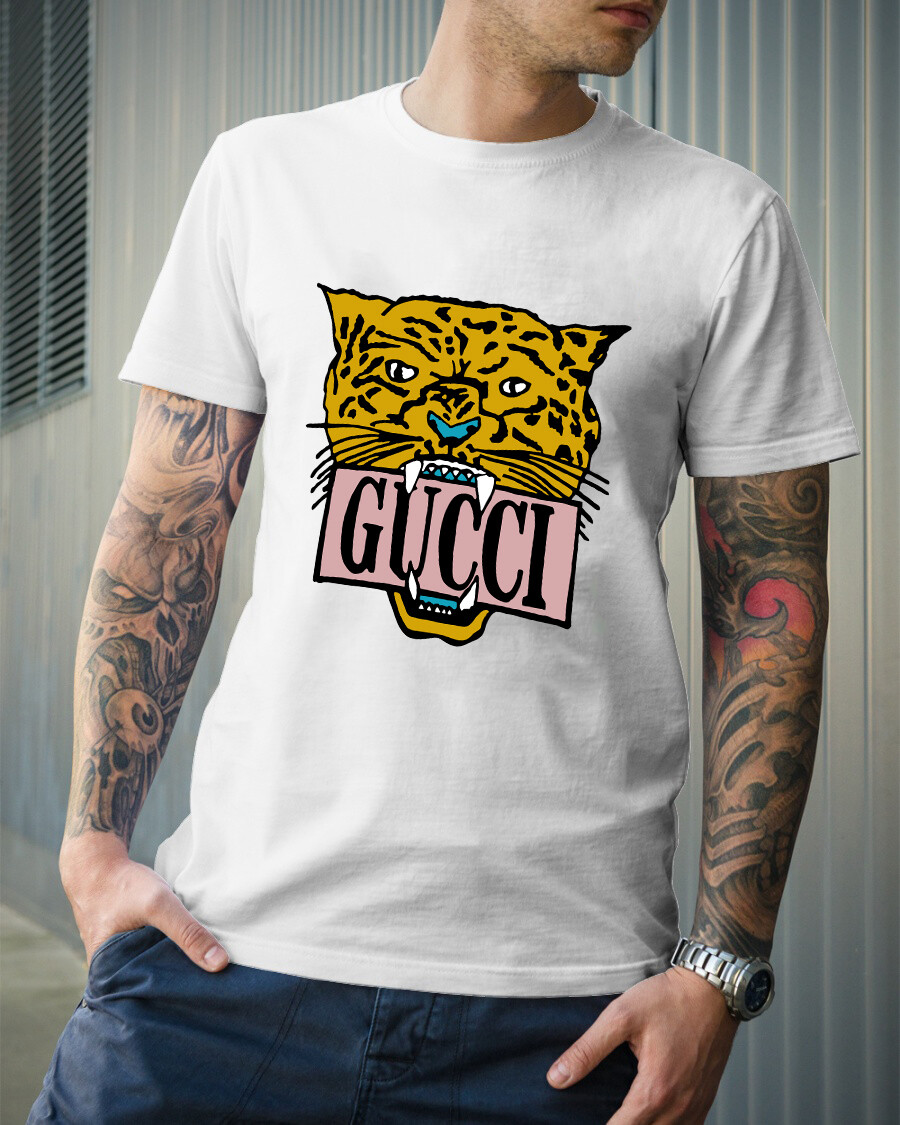 gold gucci shirt