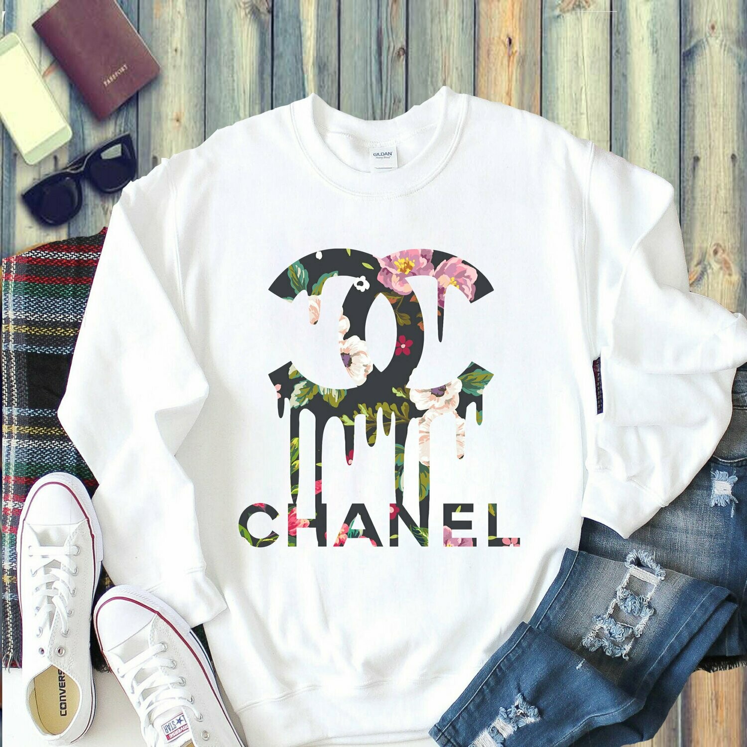 chanel sweatshirt womens