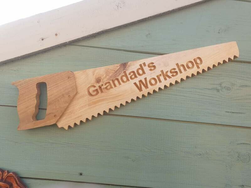 Saw Workshop Sign