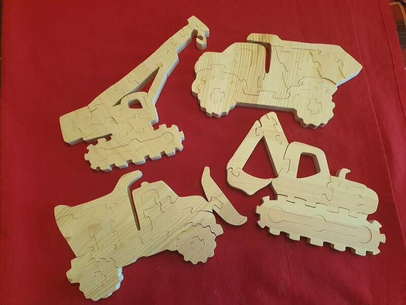 Construction Machine Puzzles