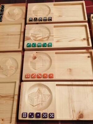Childrens Dice Game Trays