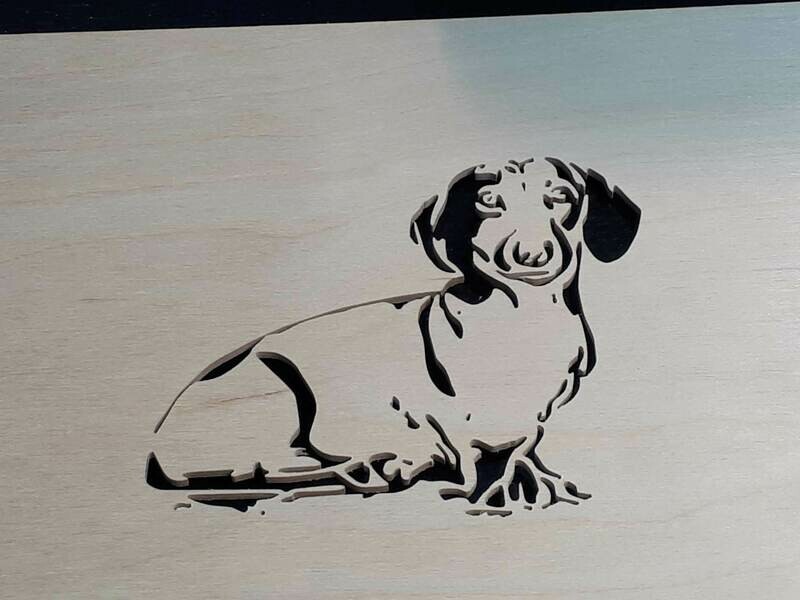 Daschund Fretwork Picture