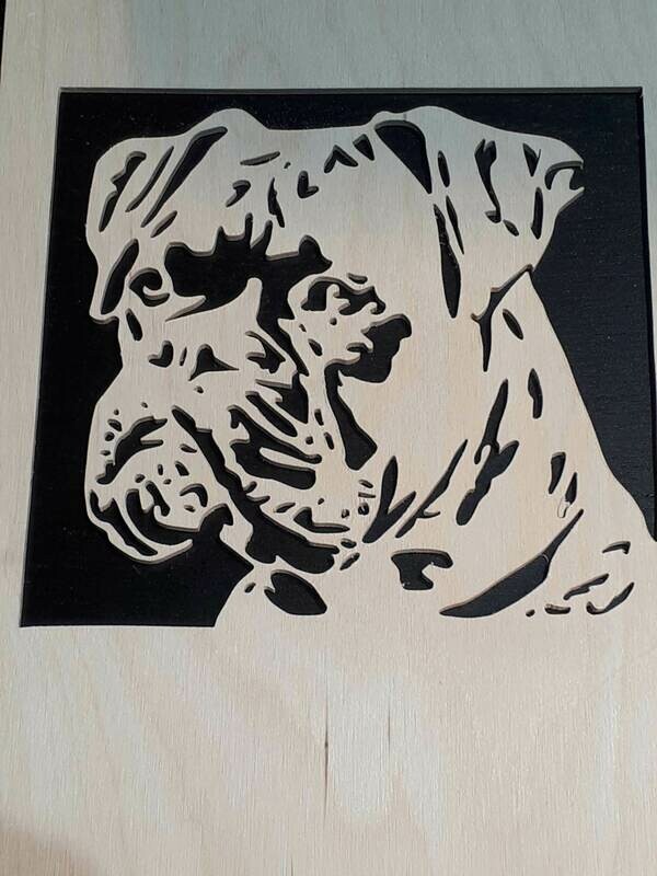 Boxer Fretwork Picture