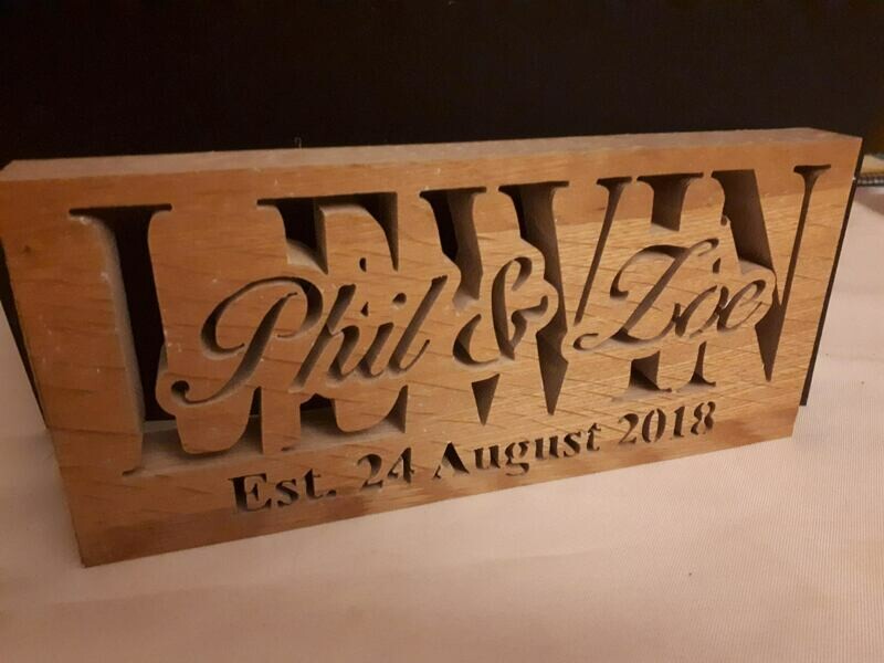 Wedding/Anniversary Plaque
