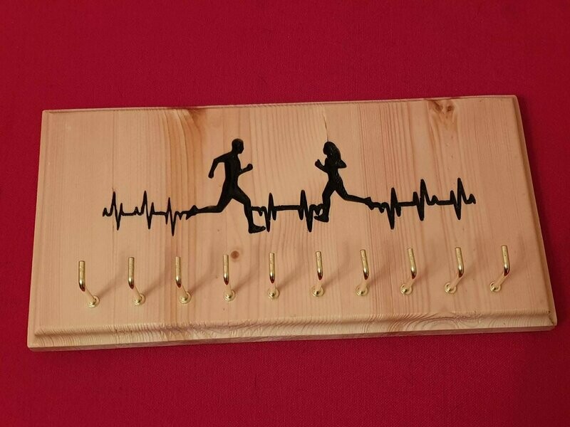 Heart Rate Running Medal Hanger