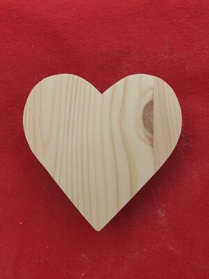 Solid Wood Hearts