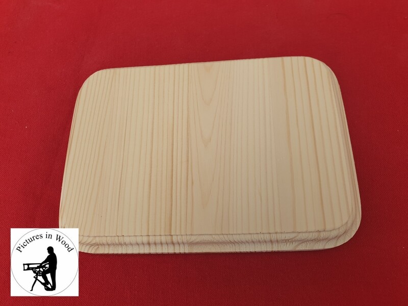 Rectangular Pine Plaque